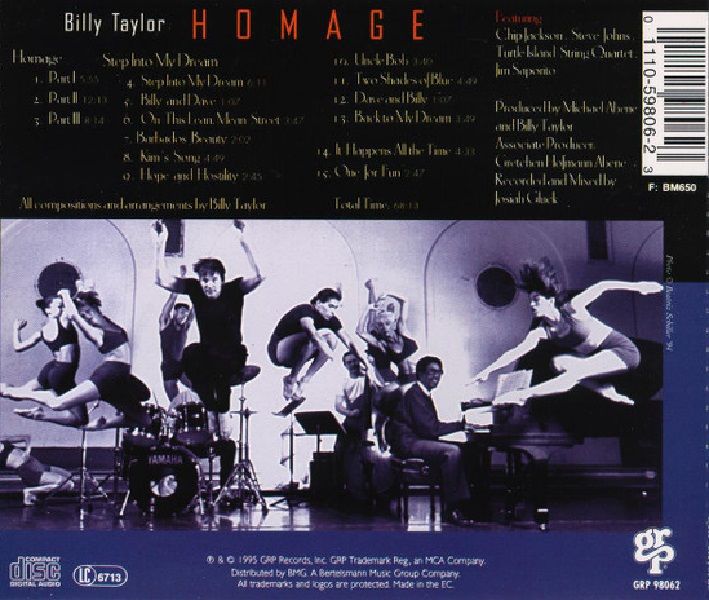 BILLY  TAYLOR - HOMAGE (CD) (1995)