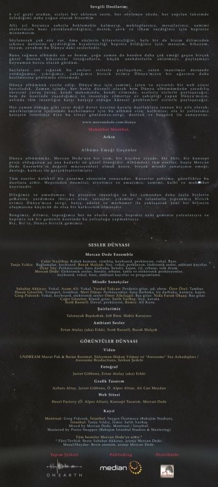 MERCAN DEDE - DÜNYA (2 LP)