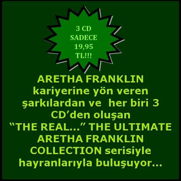 ARETHA   FRANKLIN – THE  REAL…(THE ULTIMATE ARETHA  FRANKLIN  COLLECTION) (3 CD)