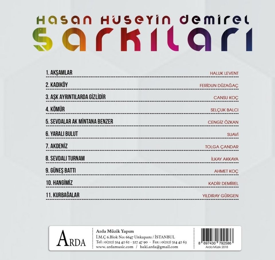 HASAN HÜSEYİN DEMİREL ŞARKILARI - ÇEŞİTLİ SANATÇILAR