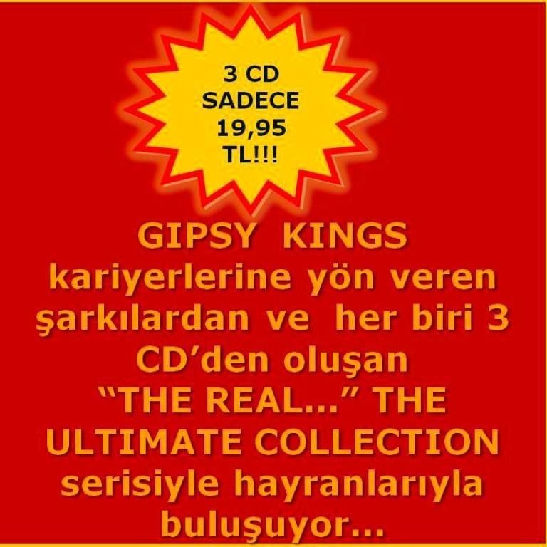 GIPSY KINGS – THE REAL… (THE ULTIMATE COLLECTION)  (3 CD)