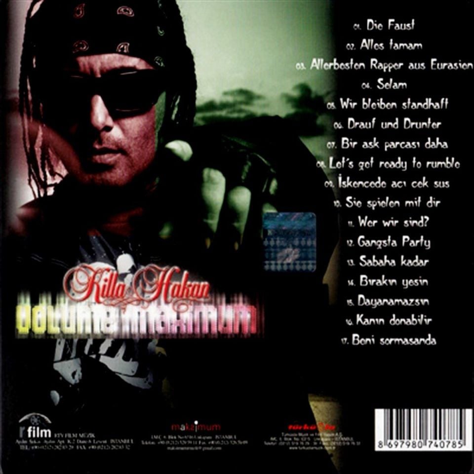 KİLLA HAKAN - VOLUME MAXIMUM (CD) (2009)