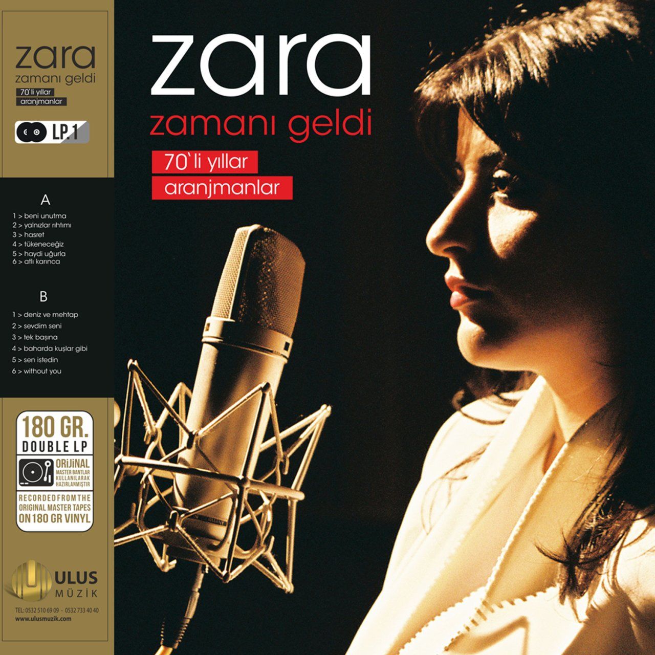 ZARA - ZAMANI GELDİ (70'Lİ YILLAR, ARANJMANLAR / TÜRK HALK MÜZİĞİ (2 LP)
