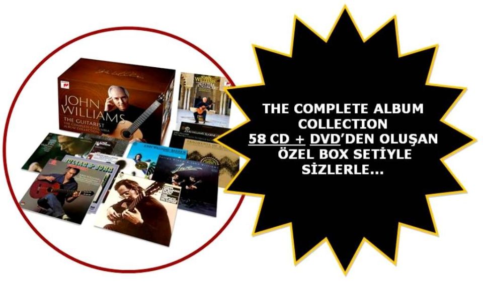 JOHN WILLIAMS - THE COMPLETE ALBUM COLLECTION (58 CD+1DVD)