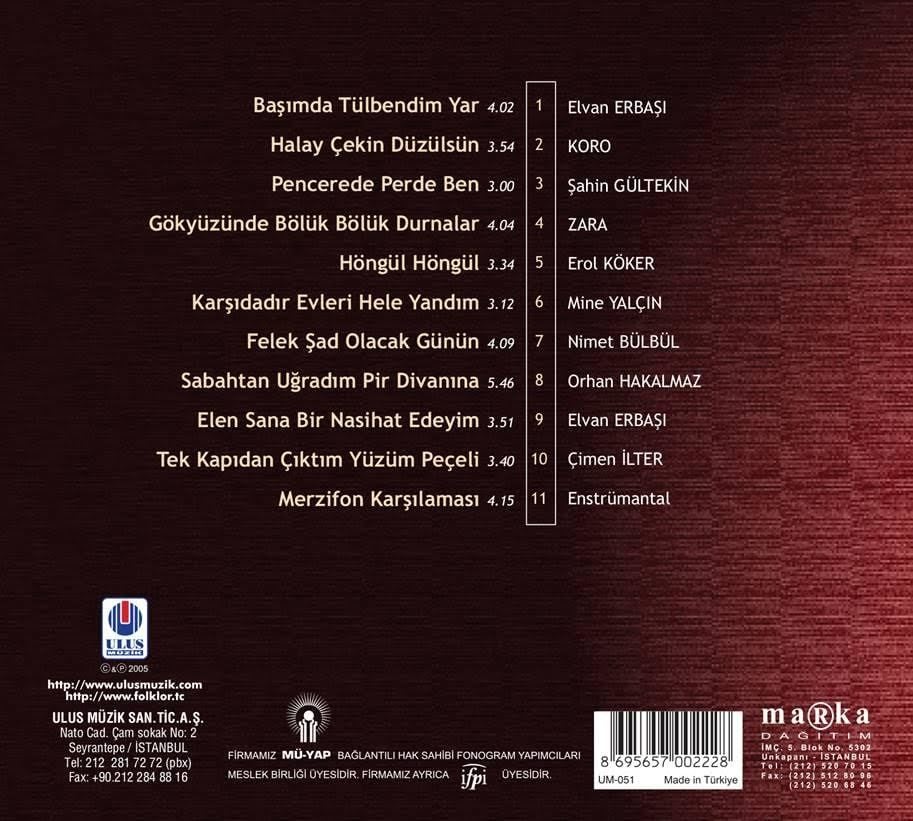 TÜRKÜLERLE TÜRKİYE (TÜRKİYE WITH FOLK SONGS) - 05 AMASYA