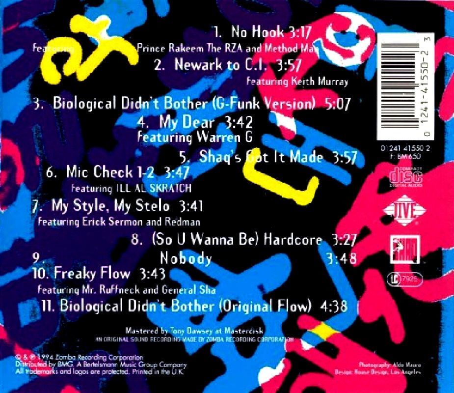 SHAQUILLE O'NEAL - SHAQ FU DA RETURN (CD) (1994)