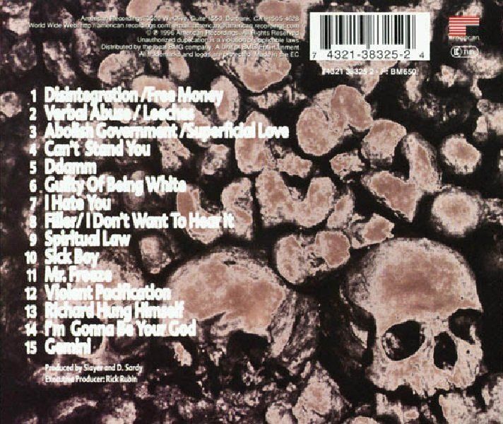 SLAYER - UNDISPUTED ATTITUDE (LIMITED EDITION) (1996)