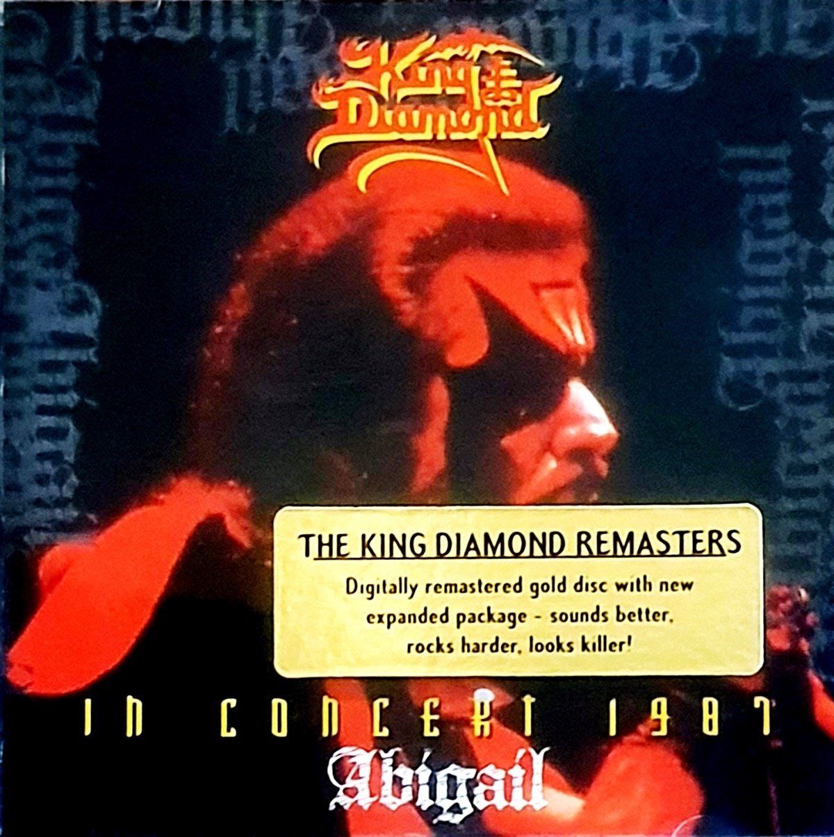 KING DIAMOND - IN CONCERT 1987 ABIGAIL  (CD-GOLD DISC) (1997)
