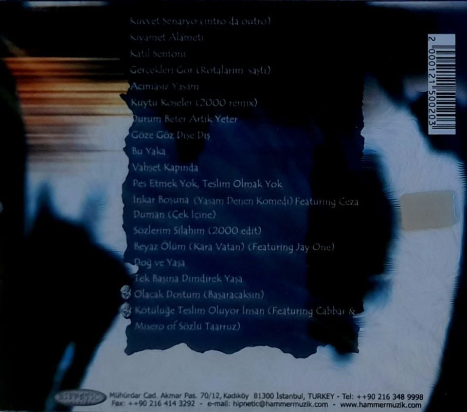 SİLAHSIZ KUVVET - SÖZLERİM SİLAHIM (CD)