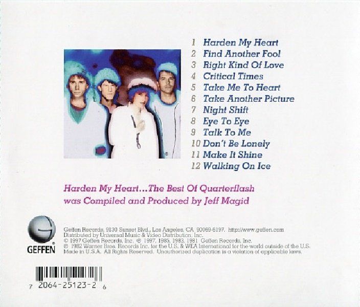 QUARTERFLASH - HARDEN MY HEART THE BEST OF (CD)