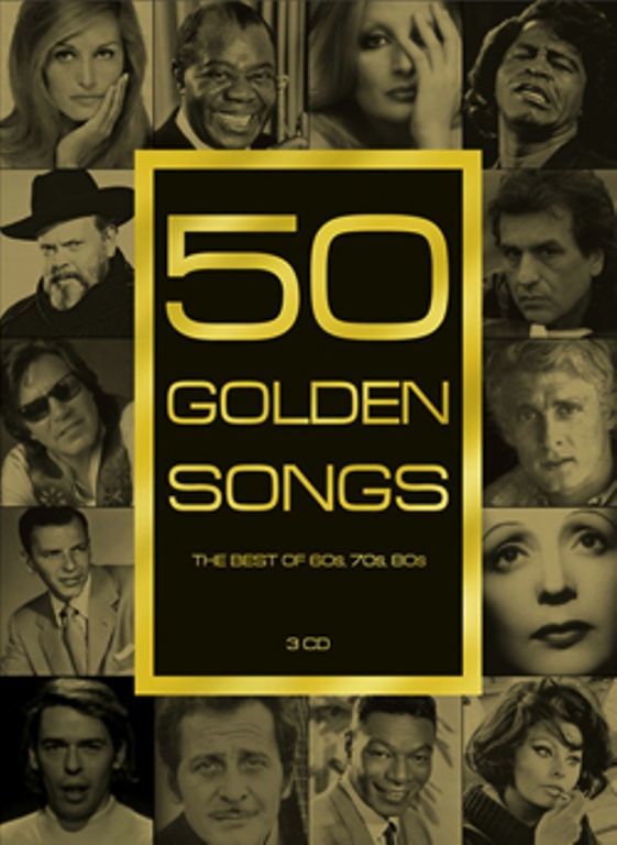 VARIOUS-KARIŞIK - 50 GOLDEN SONGS (THE BEST OF 60S, 70S, 80S)