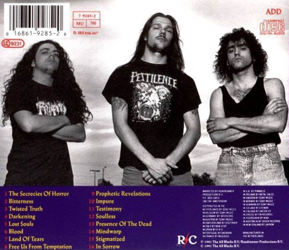 PESTILENCE - TESTIMONY OF THE ANCIENTS (CD) (1991)