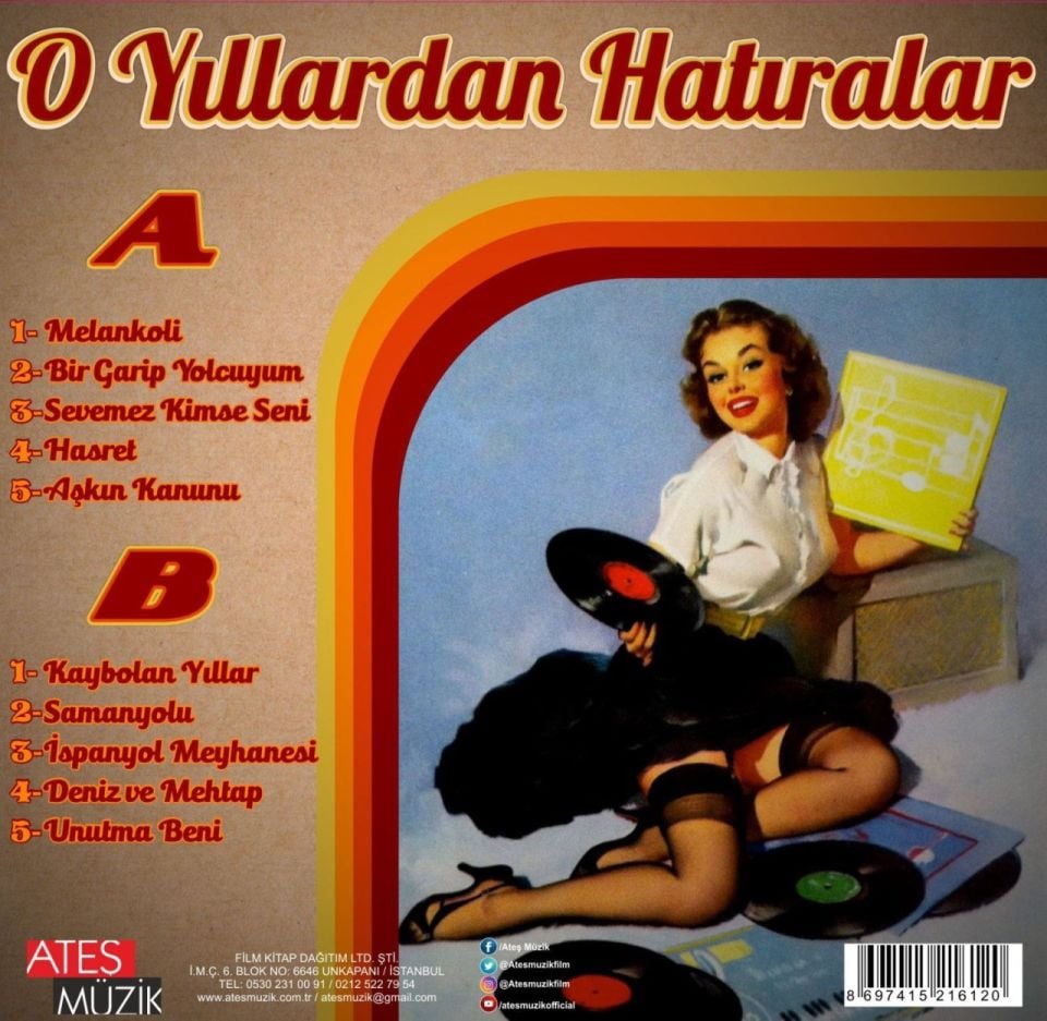 O YILLARDAN HATIRALAR - HALİS BÜTÜNLEY (LP)