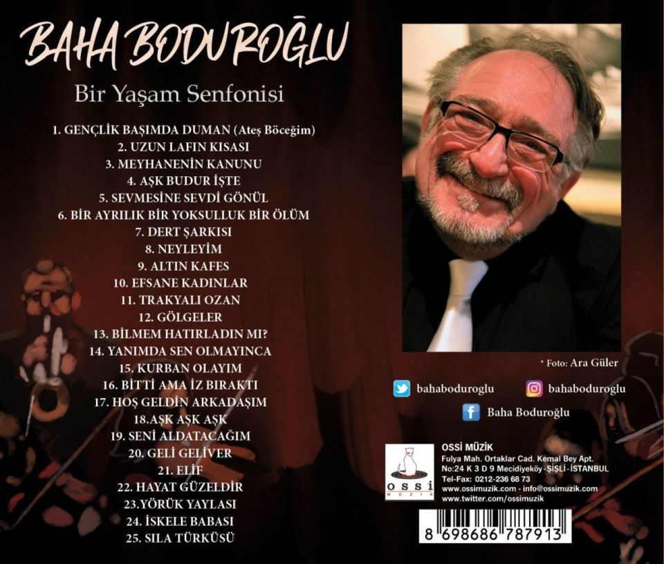 BAHA BODUROĞLU - BİR YAŞAM SENFONİSİ (CD)