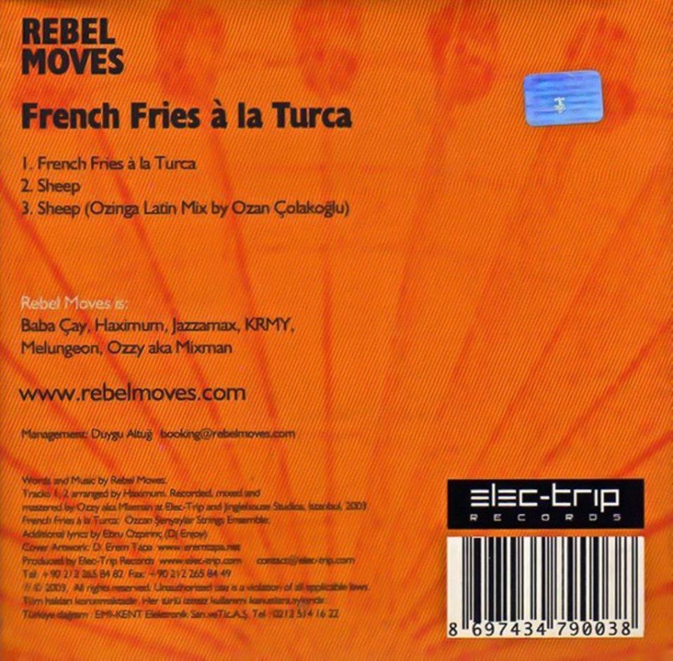 REBEL MOVES - FRENCH FRIES A LA TURCA (SINGLE CD)