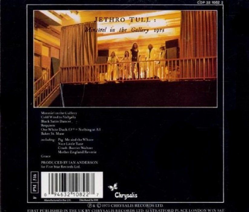 JETHRO TULL - MINSTREL IN THE GALLERY