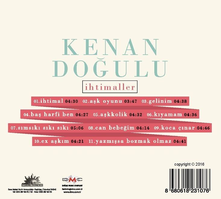 KENAN DOĞULU - İHTİMALLER