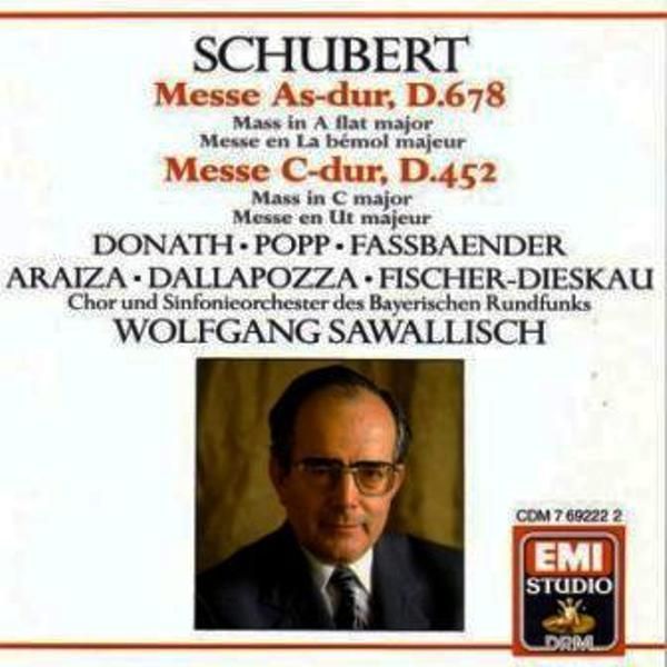 SCHUBERT FRANZ - MASSES IN A FLAT & C SAWALLISCH
