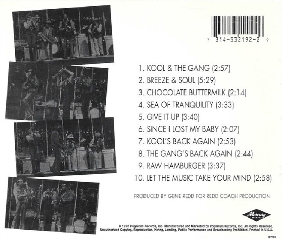 KOOL AND THE GANG - KOOL AND THE GANG (CD) (1996)