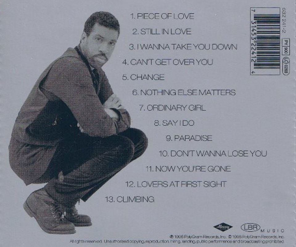 LIONEL RICHIE - LOUDER THAN WORDS (CD)