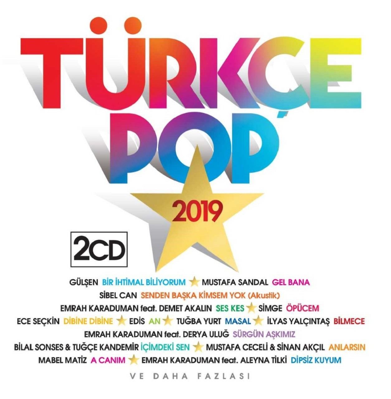 TÜRKÇE POP 2019 - ÇEŞİTLİ SANATÇILAR (2 CD)