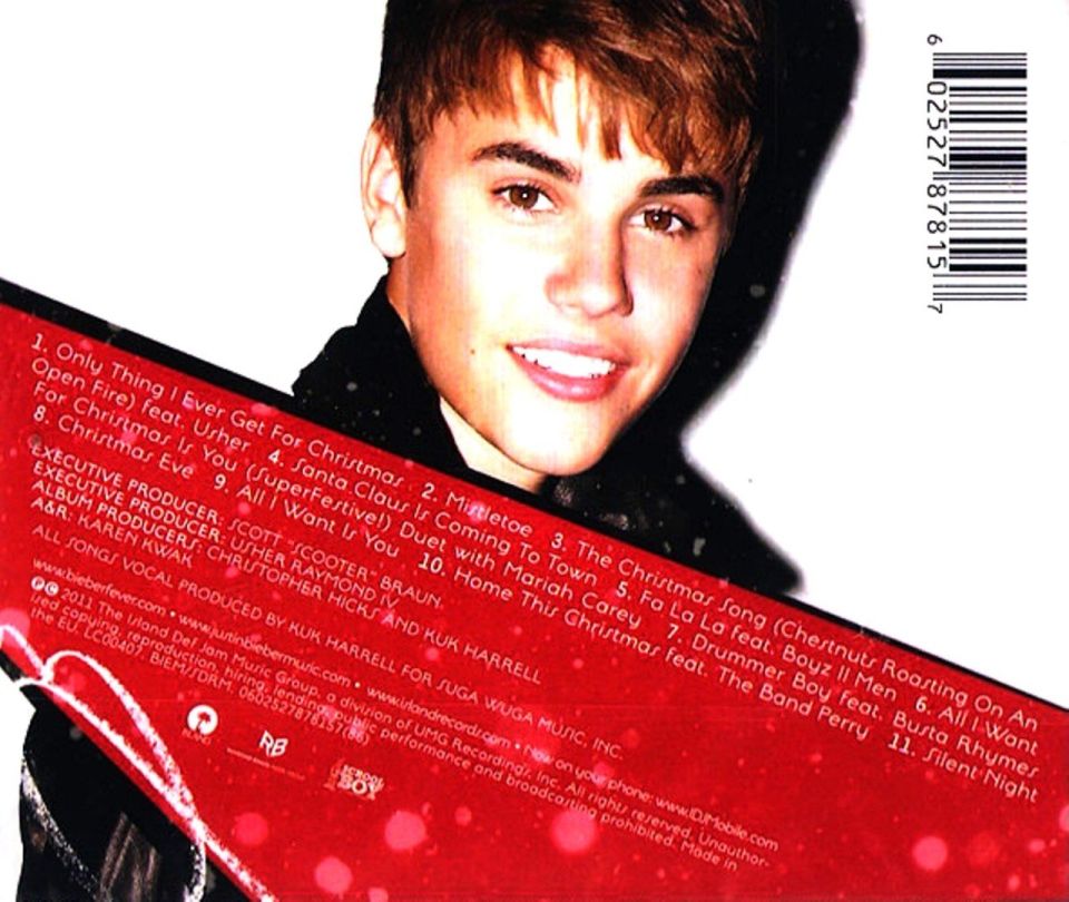 JUSTIN BIEBER - UNDER THE MISTLETOE (CD)
