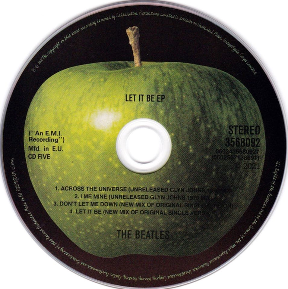 THE BEATLES - LET IT BE' (SUPER DELUXE) (5 CD + BVD)