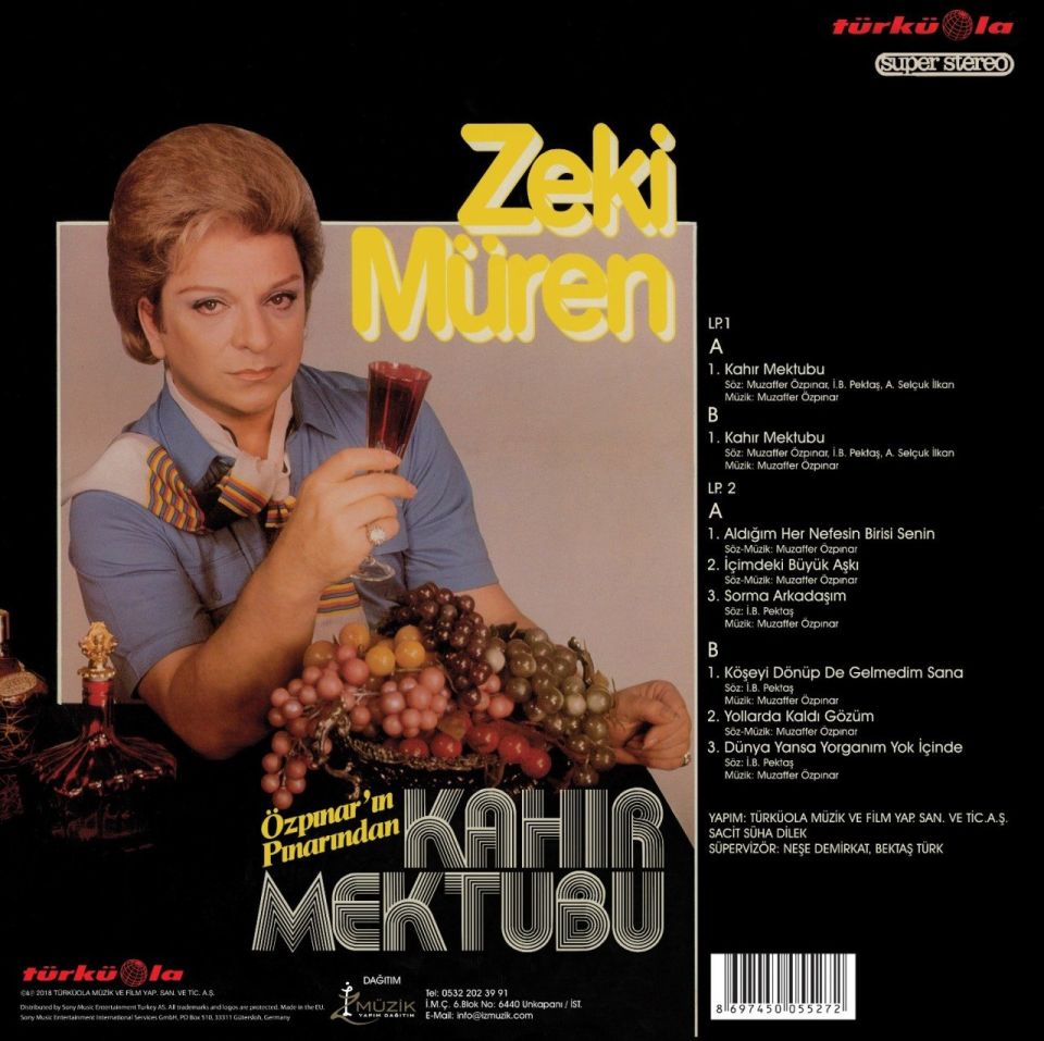 ZEKİ MÜREN - KAHIR MEKTUBU (2 LP)