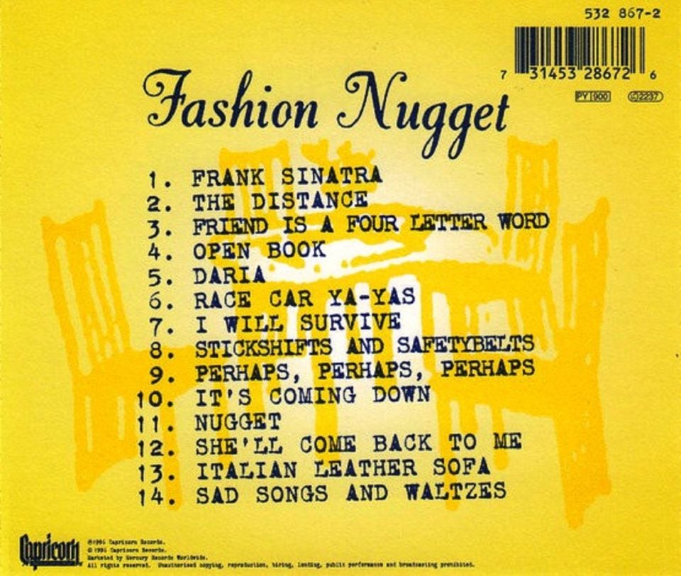 CAKE - FASHION NUGGET (CD) (1996)