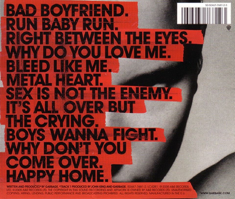 GARBAGE - BLEED LIKE ME (CD)