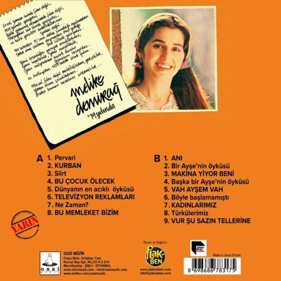 MELİKE DEMİRAĞ - '79 YILINDA (LP)
