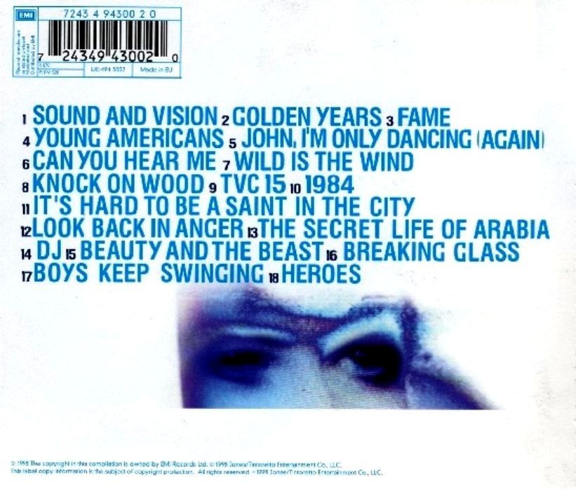 DAVID BOWIE - THE BEST OF DAVID BOWIE 1974-1979 (CD) (1998)