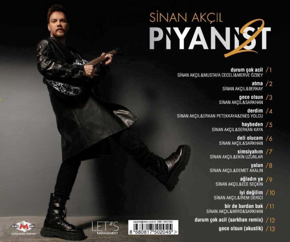 SİNAN AKÇIL - PİYANİST 2 (CD)
