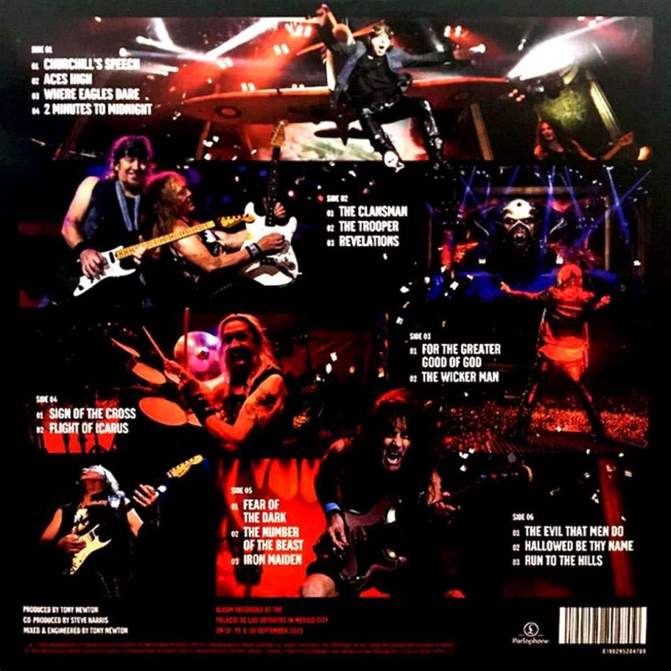 IRON MAIDEN - NIGHTS OF THE DEAD (3 LP), PLAK