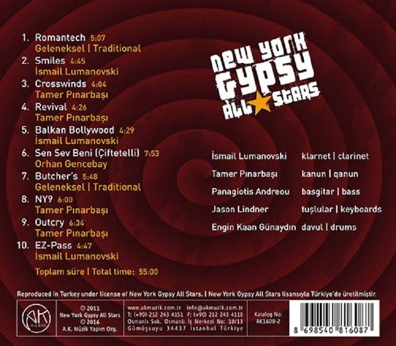 NEW YORK GYPSY ALL STARS - ROMANTECH