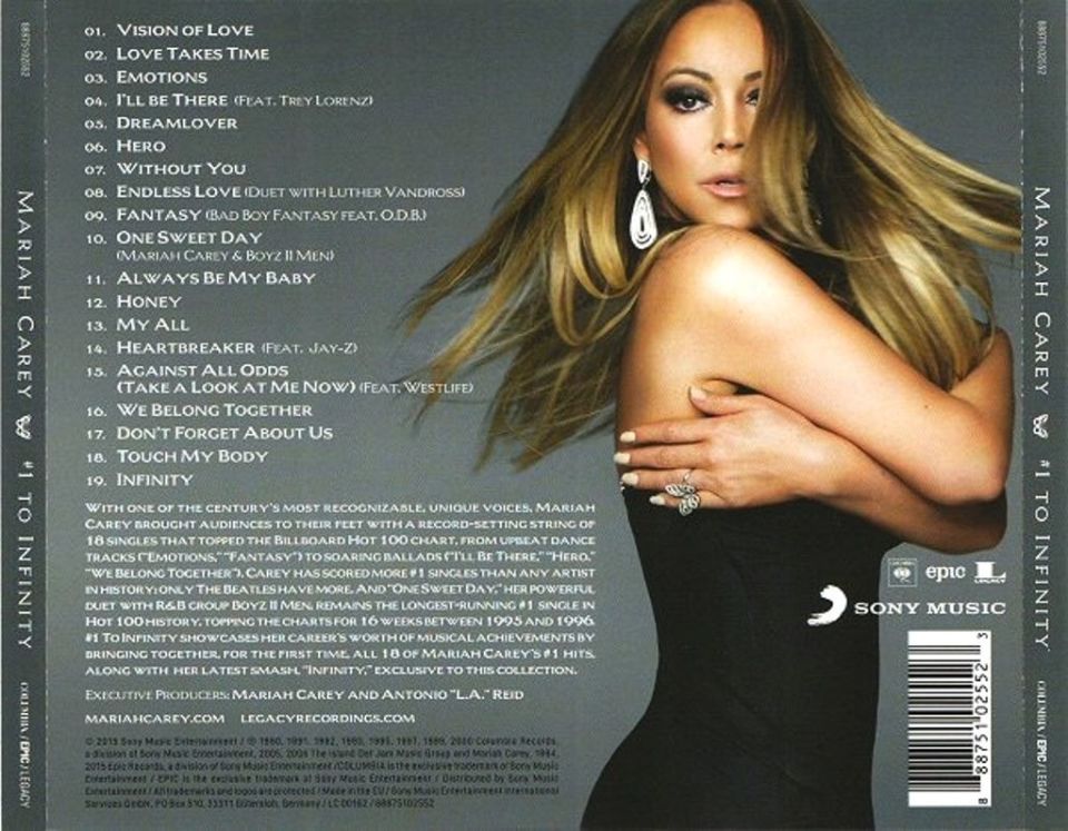 MARIAH CAREY - #1 TO INFINITY
