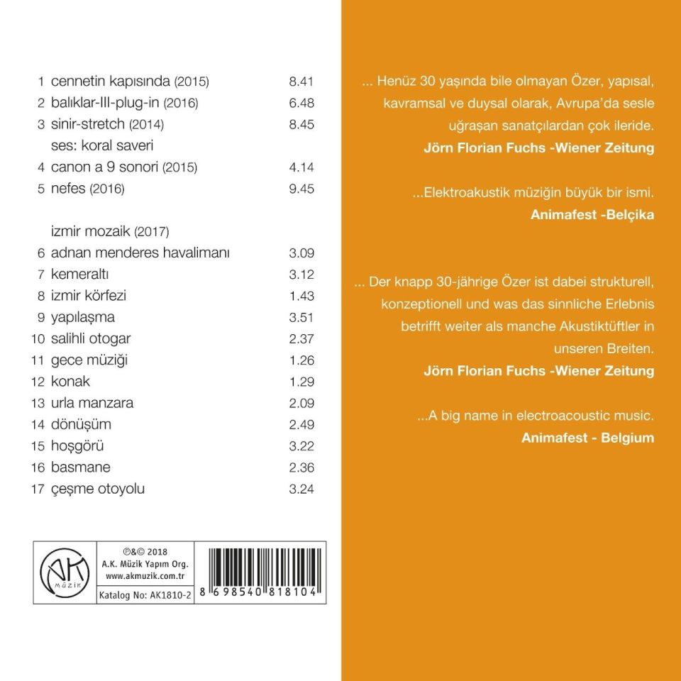 MEHMET CAN ÖZER - NEFES (CD)