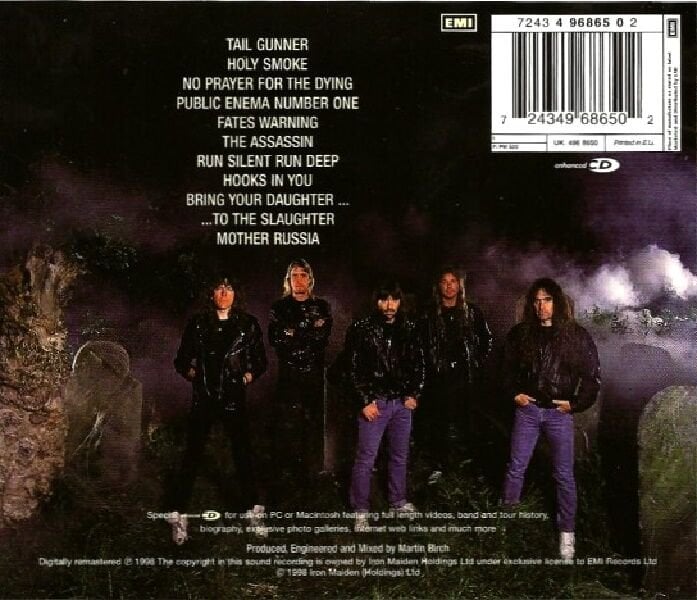 IRON MAIDEN - NO PRAYER FOR THE DYING (CD) (1998)