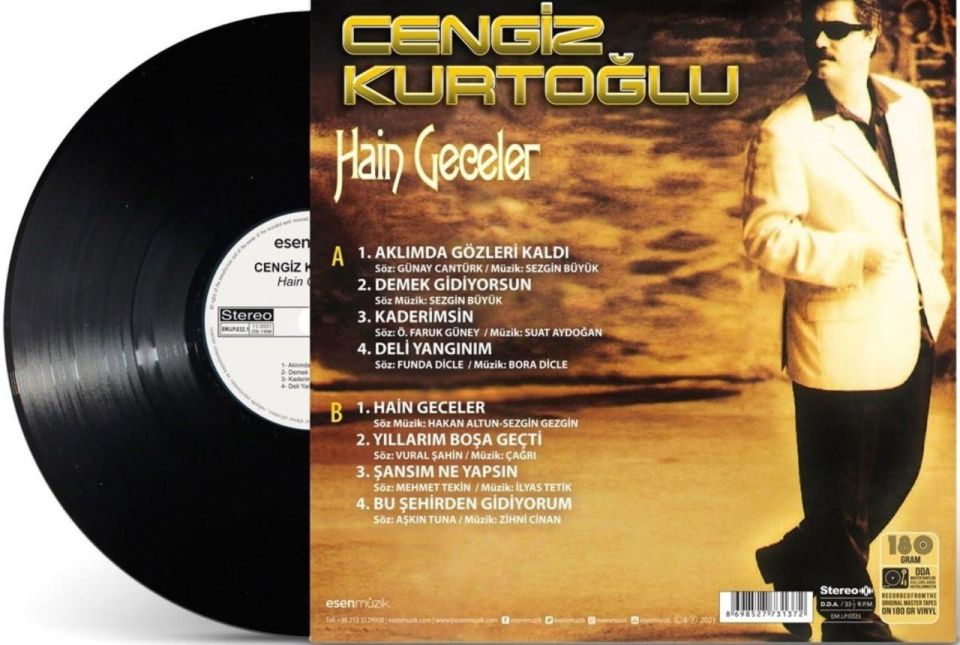 CENGİZ KURTOĞLU - HAİN GECELER (LP)