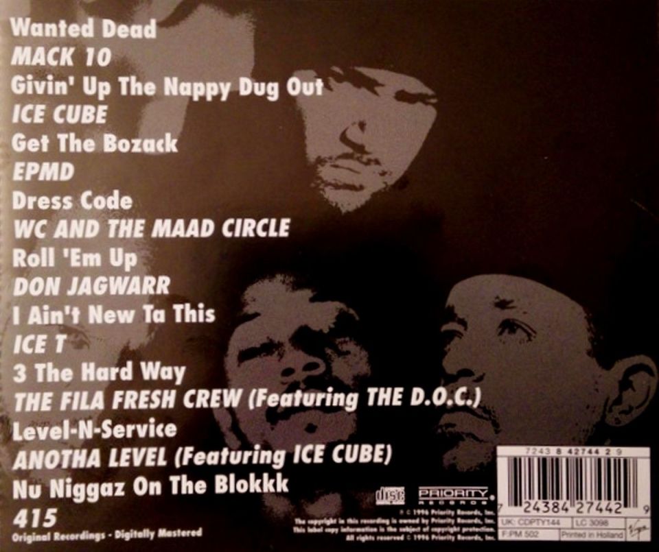 RAPMASTERS - FROM THA PRIORITY VAULTS VOLUME 3 (CD) (1996)