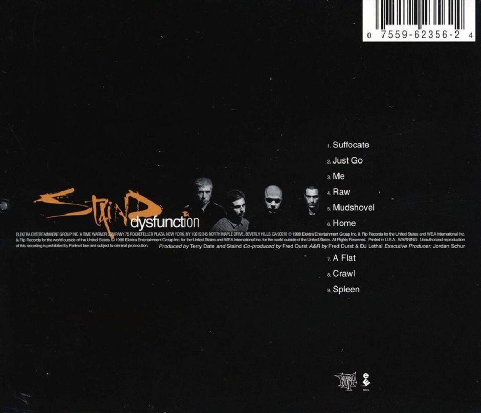 STAIND - DYSFUNCTION (CD) (1999)