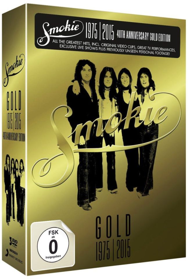SMOKIE - GOLD: SMOKIE GREATEST HITS (40TH ANNIVERSARY DELUXE EDITION 1975-2015)(3 DVD)