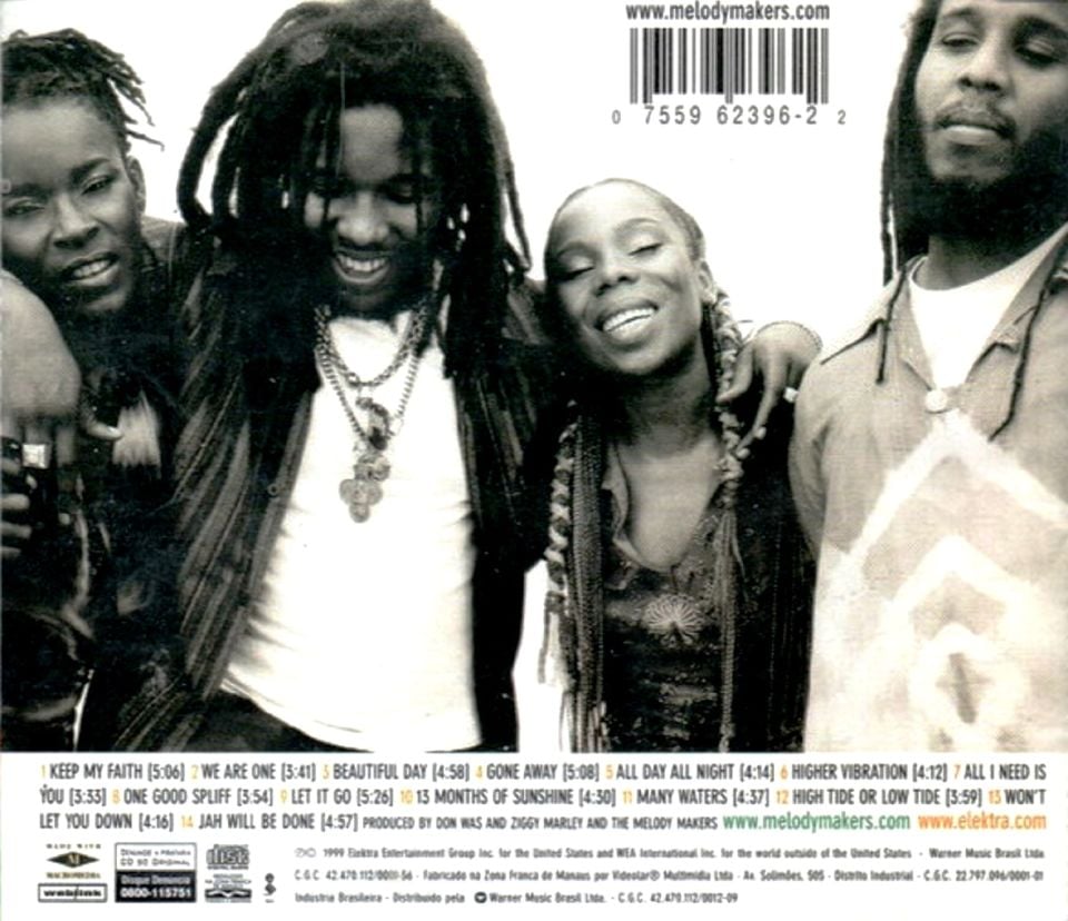 ZIGGY MARLEY AND THE MELODY MAKERS - SPIRIT OF MUSIC (CD) (1999)