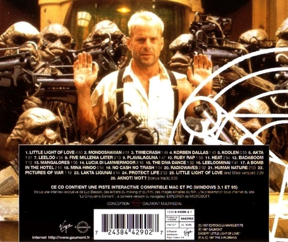 LE CINQUIEME ELEMENT - SOUNDTRACK  (CD)