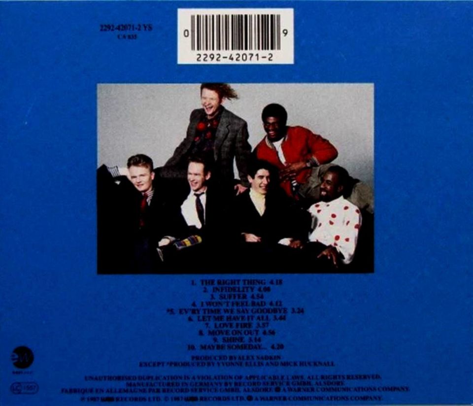 SIMPLY RED - MEN AND WOMEN