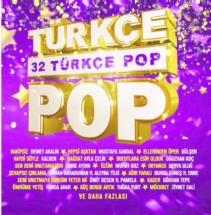 32 TÜRKÇE POP - ÇEŞİTLİ SANATÇILAR (VARIOUS) (3 CD)