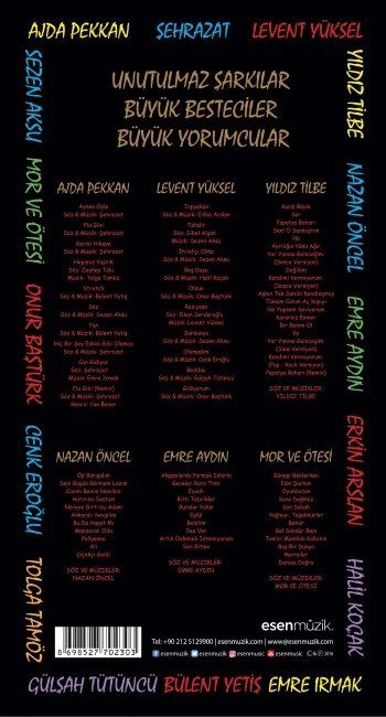 UNUTULMAZ ŞARKILAR - 15 BÜYÜK BESTECİDEN 71 SÜPER ŞARKI (6 CD)
