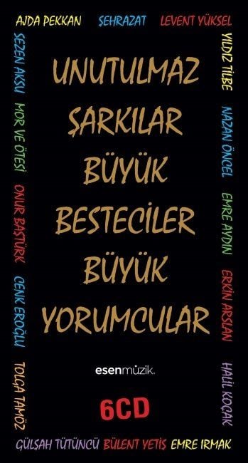 UNUTULMAZ ŞARKILAR - 15 BÜYÜK BESTECİDEN 71 SÜPER ŞARKI (6 CD)