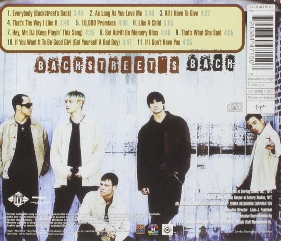 BACKSTREET BOYS - BACKSTREET'S BACK