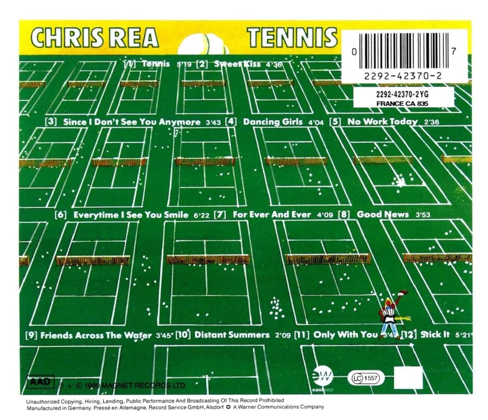 CHRIS REA - TENNIS (CD) (1980)